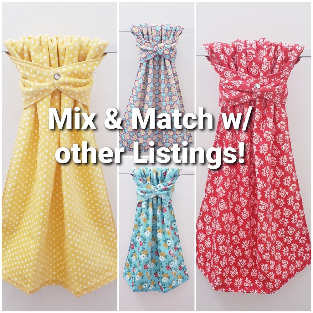 💟🤍0994-D✅LAST ONE!✅NEW! Pioneer Woman Hang'N'Snap HAND Towel *Select your snap - Picture 3 of 11